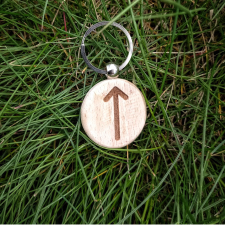 БРЕЛОК ДЕРЕВ'ЯНИЙ РУНА ТЕЙВАЗ (KEYRING WOODEN FLEECE TEYVAZ)